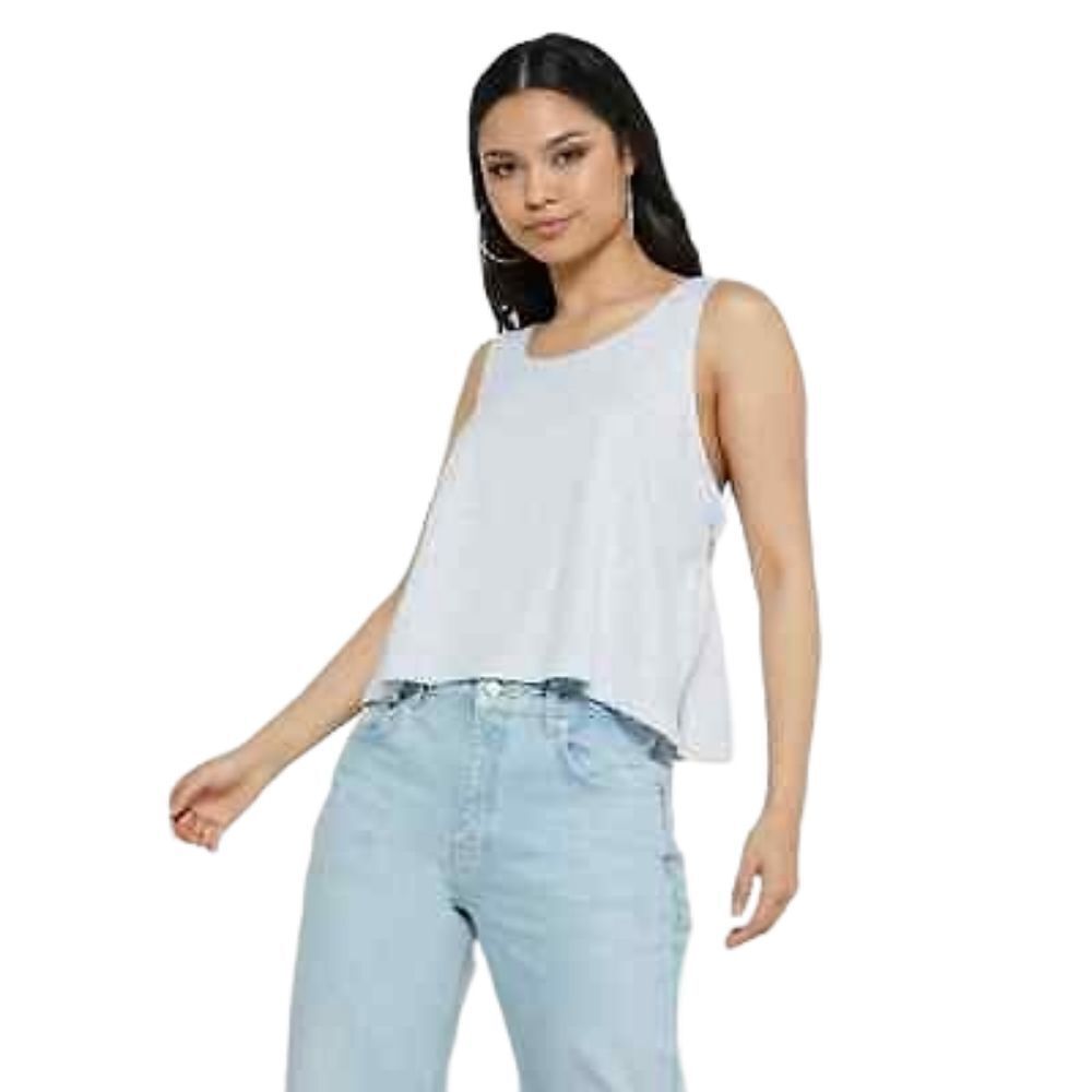 NEW TOPSHOP tie back tank crop 4/6